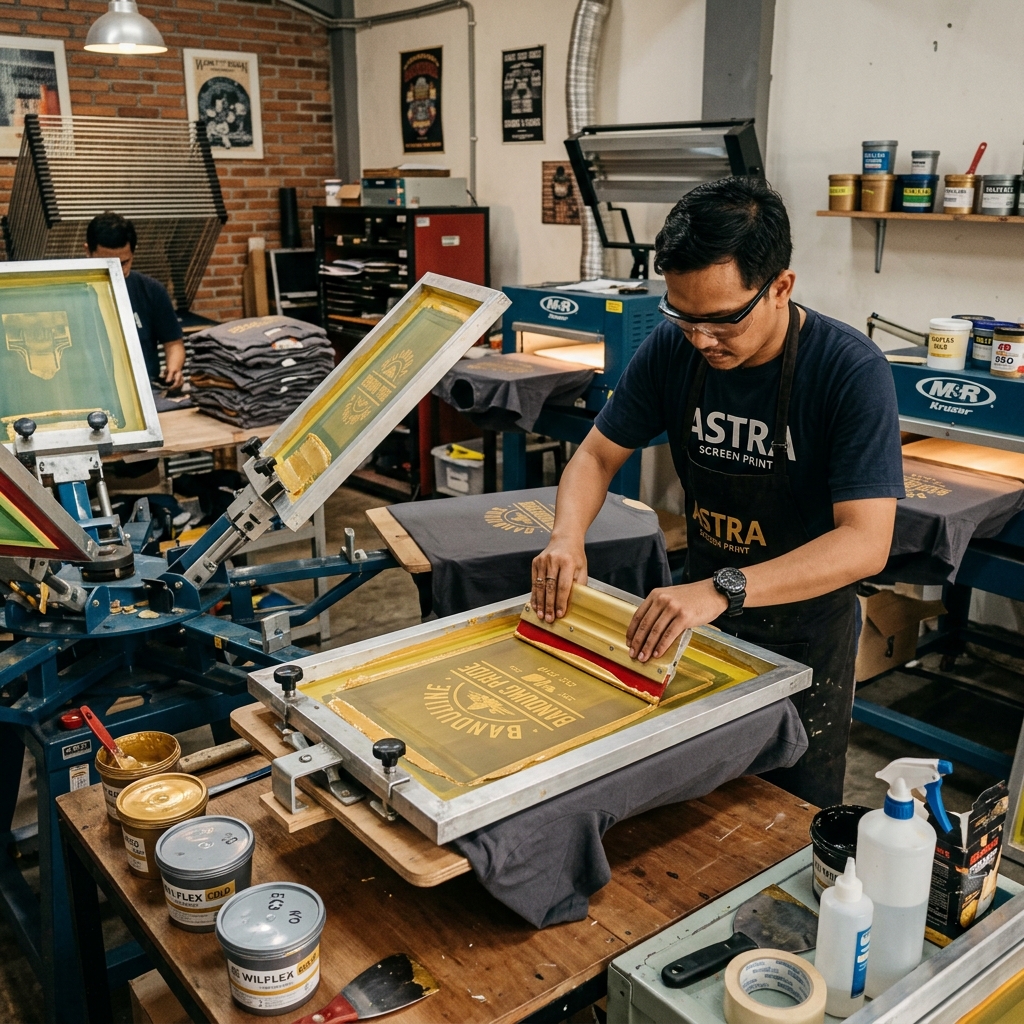 Workshop Sablon Kaos Surabaya Beetle ID